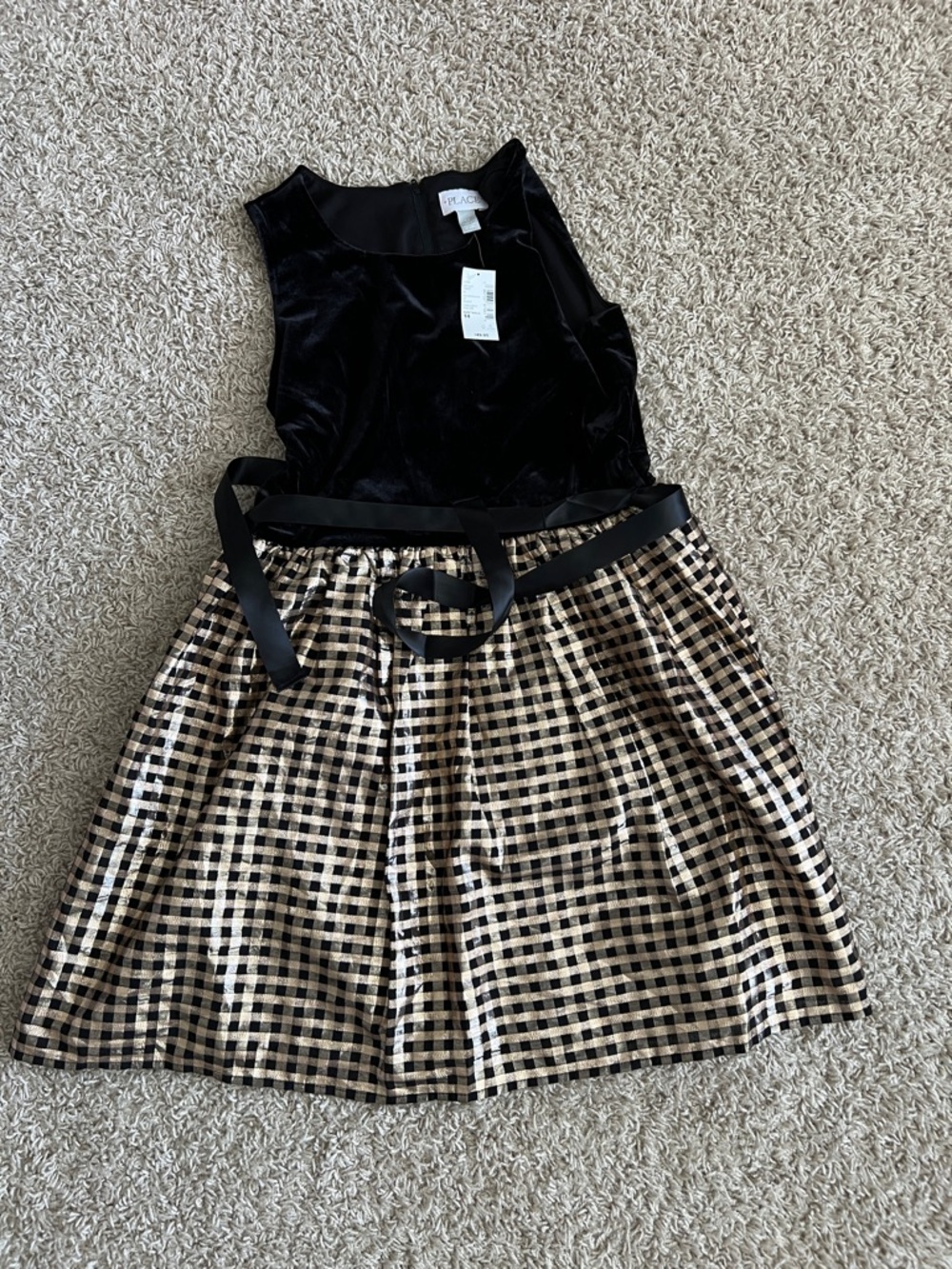 NWT Black and Gold dress (14)